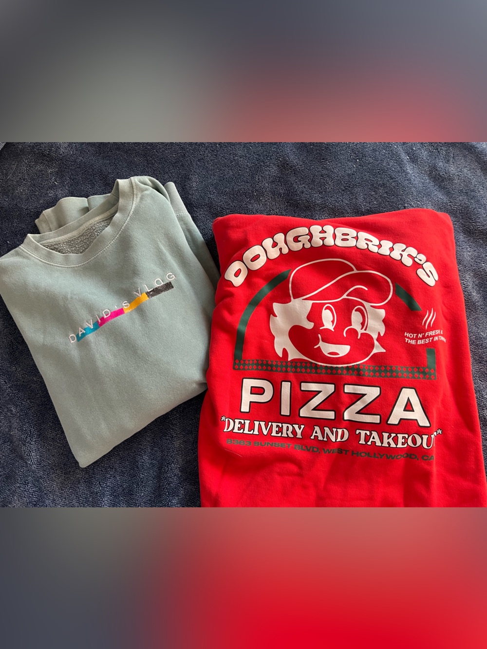 David Dobrik Merch - 2 Sweaters